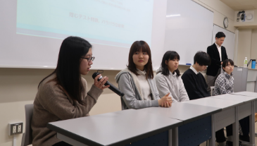 キャリア形成のための講義 「地域創生を考える」の様子