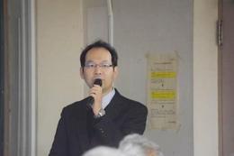 講演する柴田氏