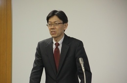 山口学長の講話