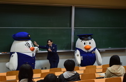 ポポ美ちゃんとポッポ君も一緒に講習