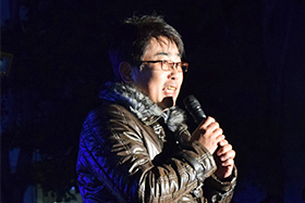 挨拶をする志村副会長